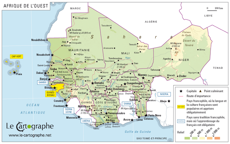 L'Afrique de l'Ouest francophone