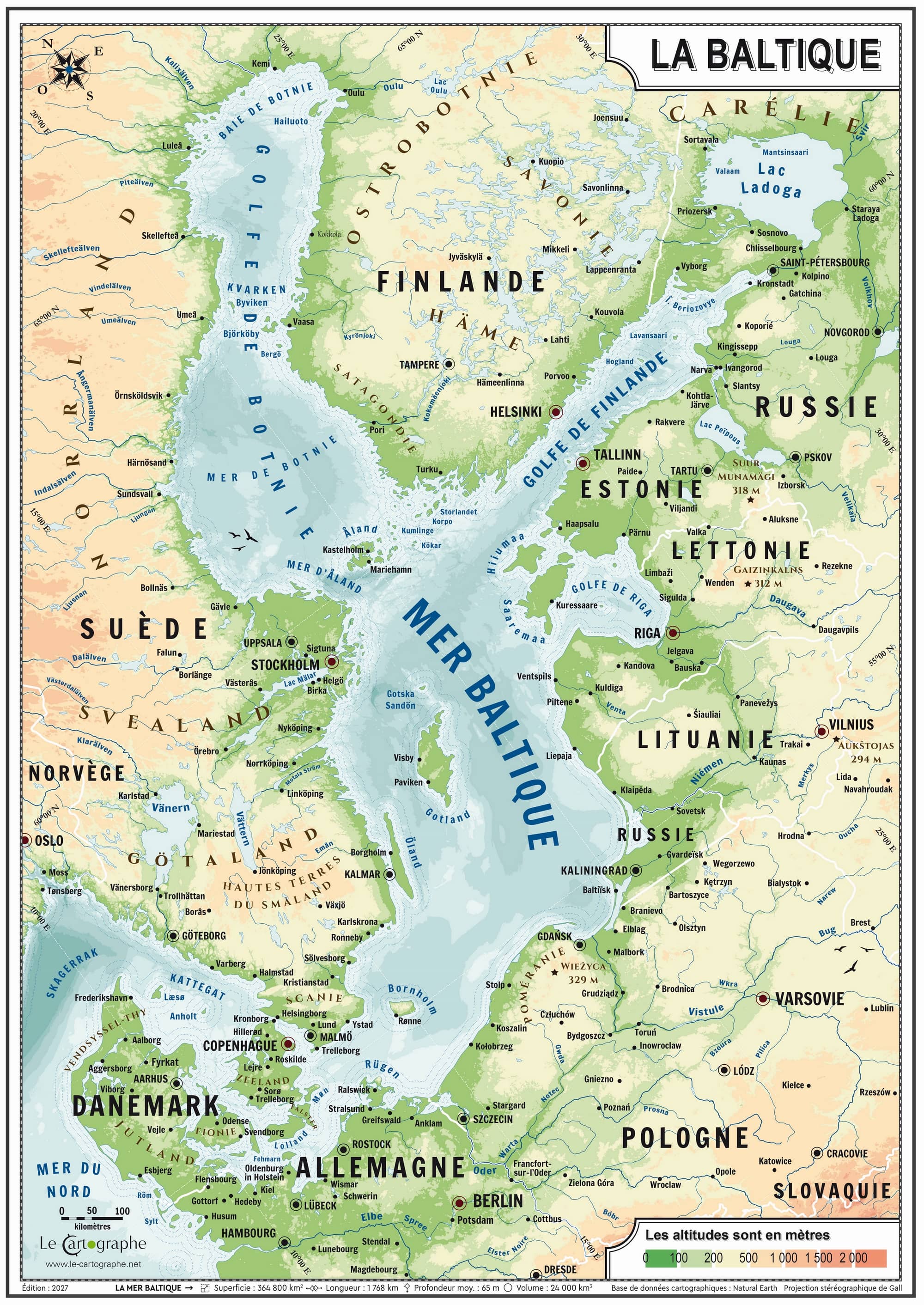 ¨Poster La Mer Baltique