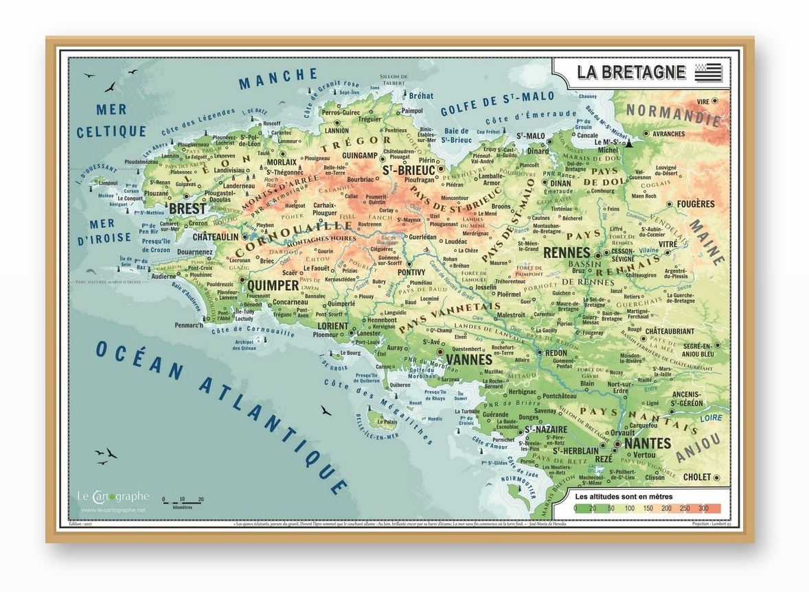 Poster Bretagne Cadre