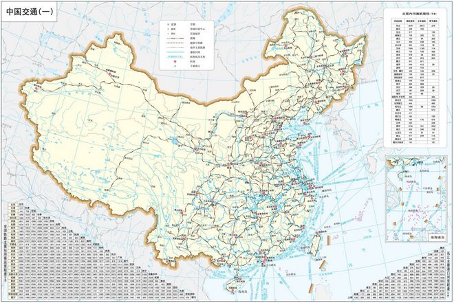 Carte - Le réseau ferré chinois