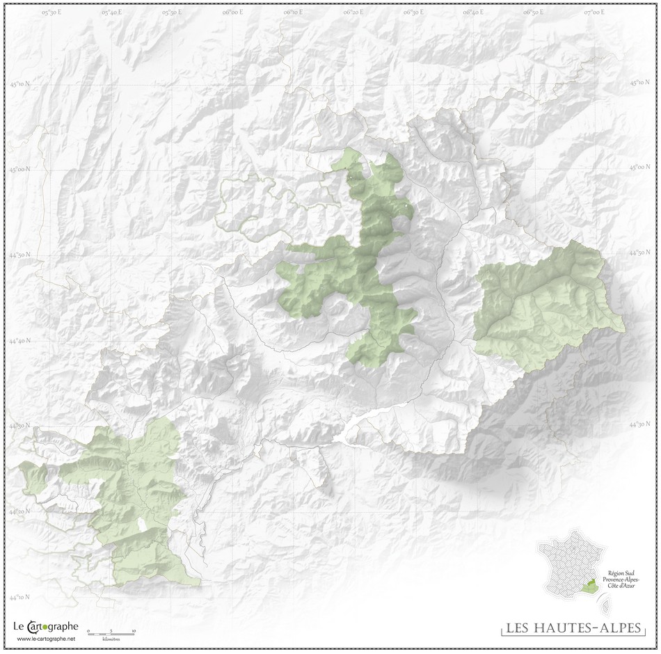 Les Hautes-Alpes vierge - Poster