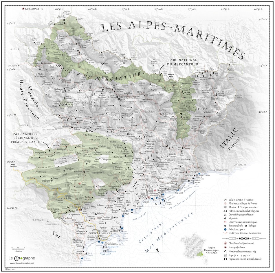 Les Alpes-Maritimes - Poster