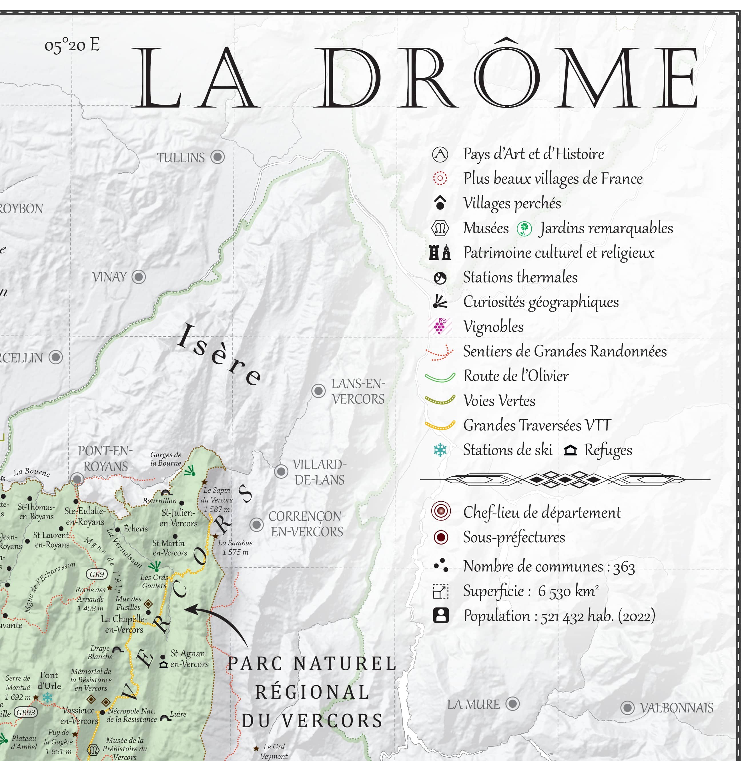 La Drôme - Légende