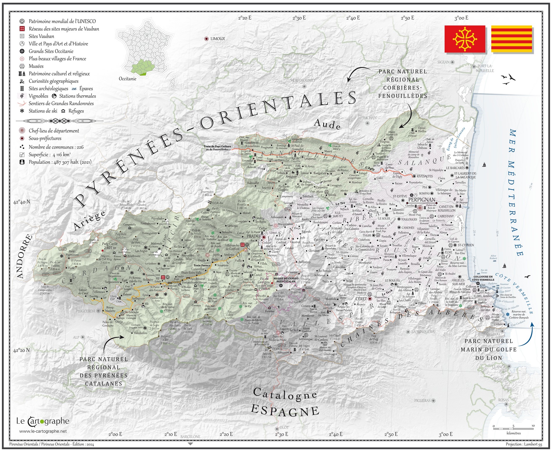 Les Pyrénées-Orientales - Poster