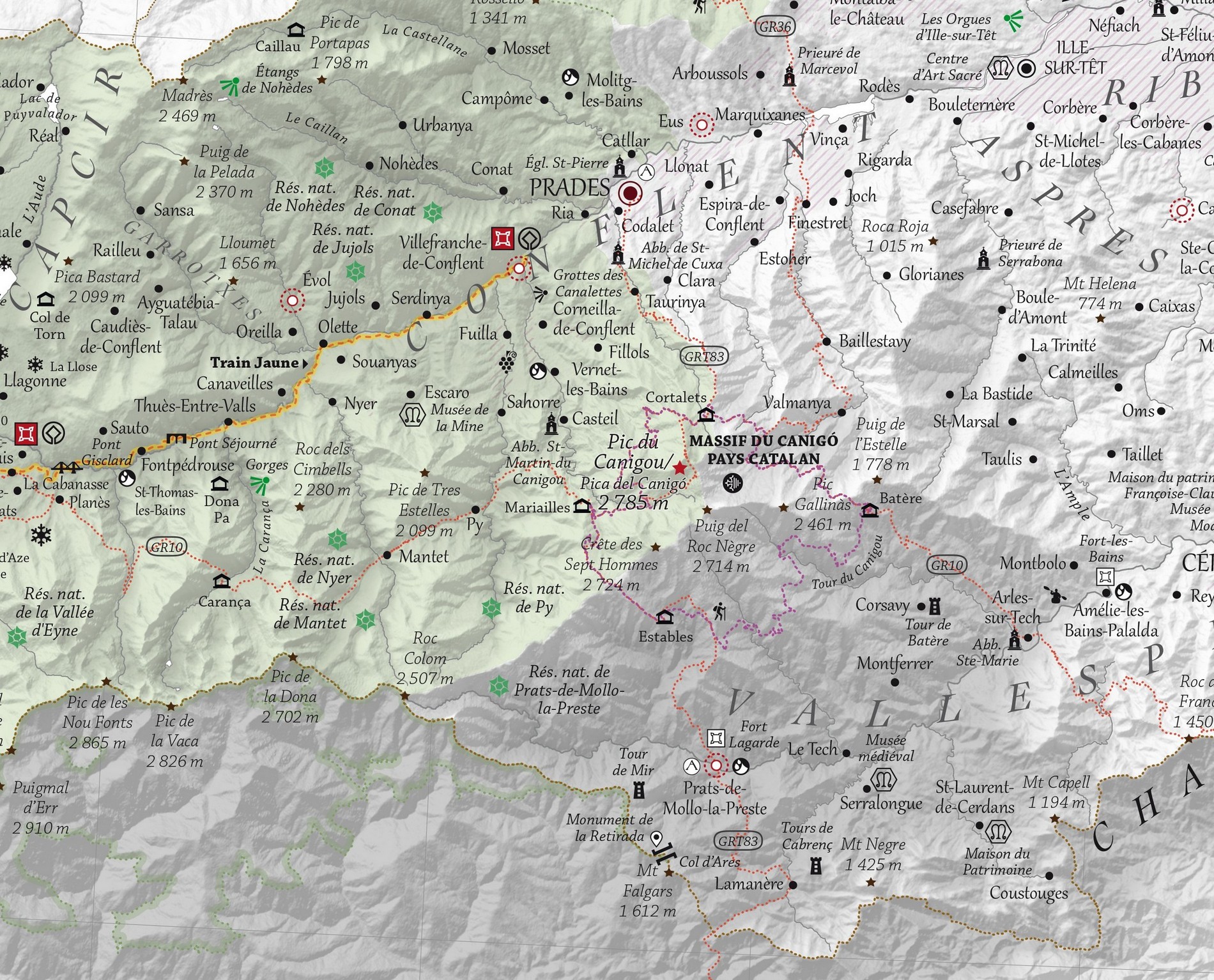 Les Pyrénées-Orientales - Zoom