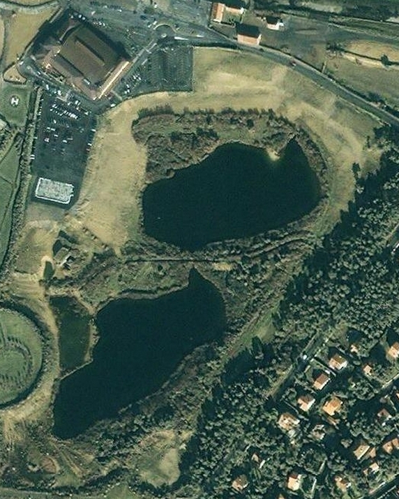 Photo Satellite : Le parc Izadia avant les travaux de réhabilitation