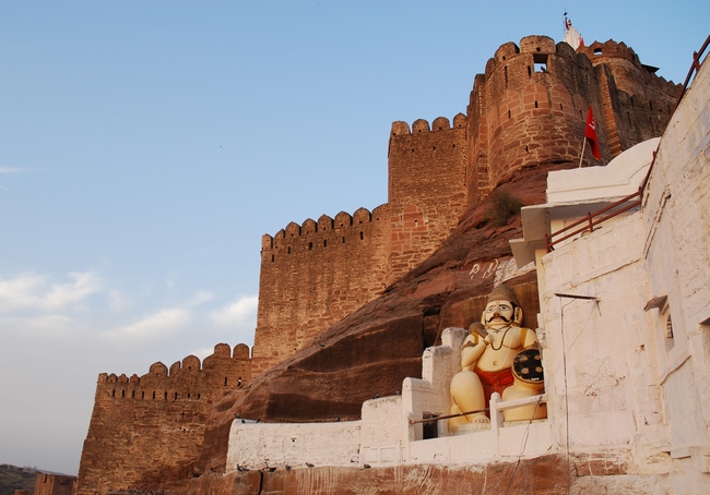 Photo - Jodhpur, le temple Maa Chamunda du Fort Mehrangarh