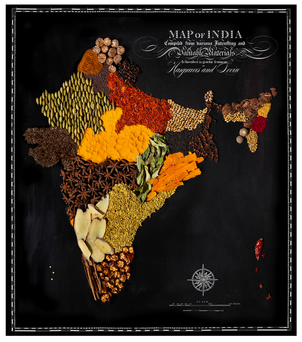 Food map : L'Inde