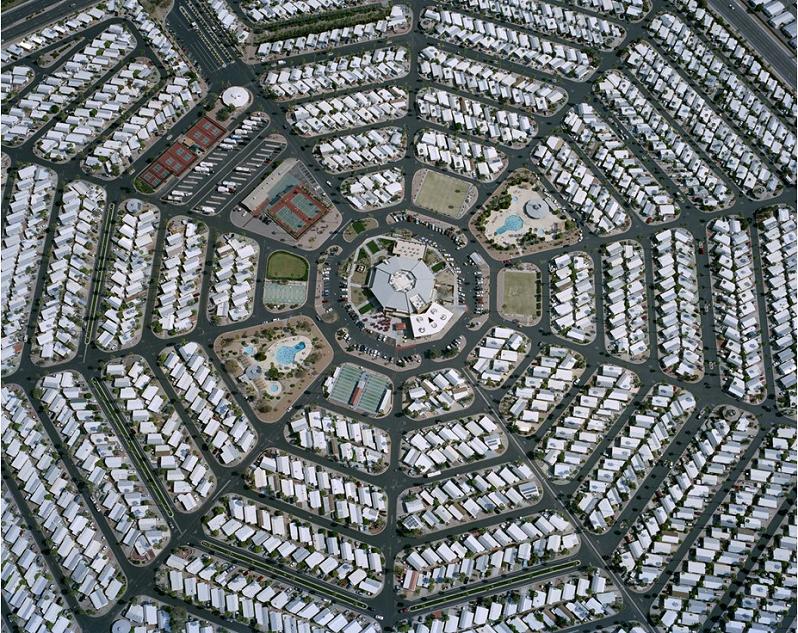 Photo : quartier en toile d'araignée, Arizona