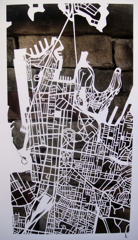 Carte : Sydney par K. O'Leary