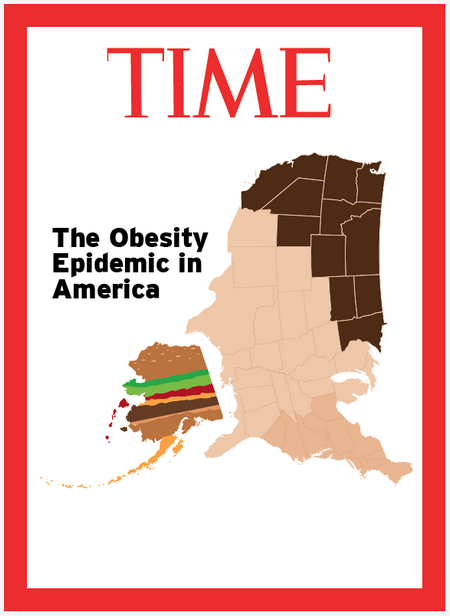 Illustration : l'obésité, une pandémie en amérique de Ricky Linn