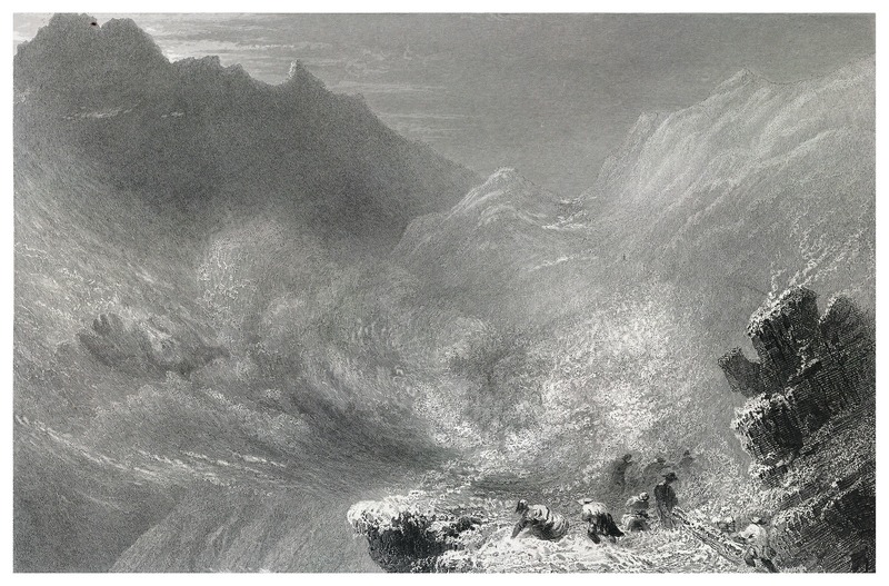 William Bartlett - tourmente au col La Croix