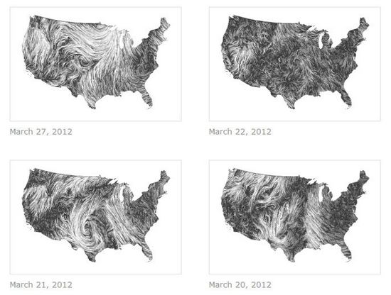 Cartes : Cartographie des vents, galerie