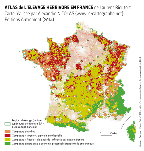  Carte : Typologie des espaces ruraux et zones d’élevage