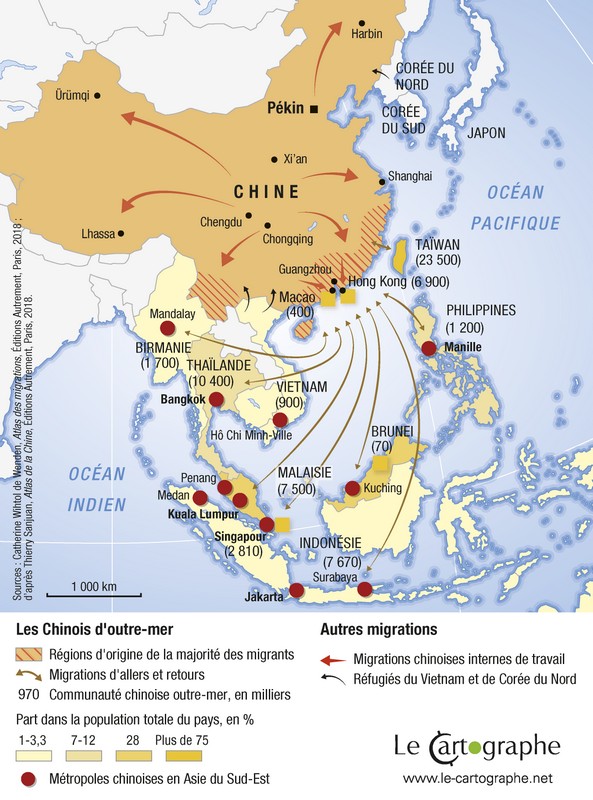 Les migrations intérieures et régionales des Chinois