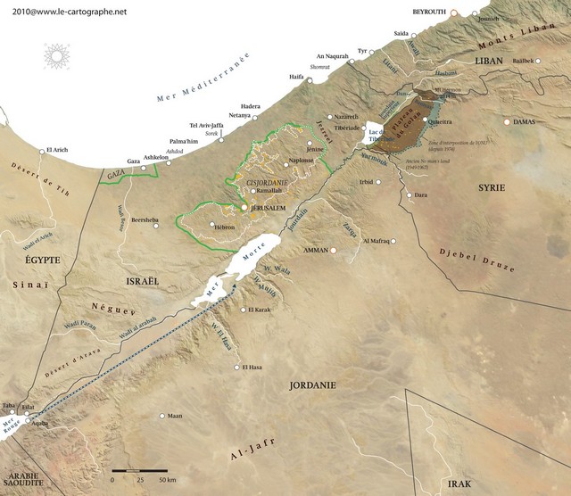 Fond cartographique (Israël)