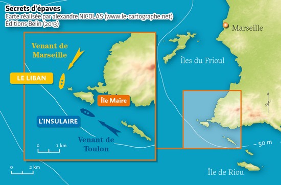 Carte : la catastrophe du Liban