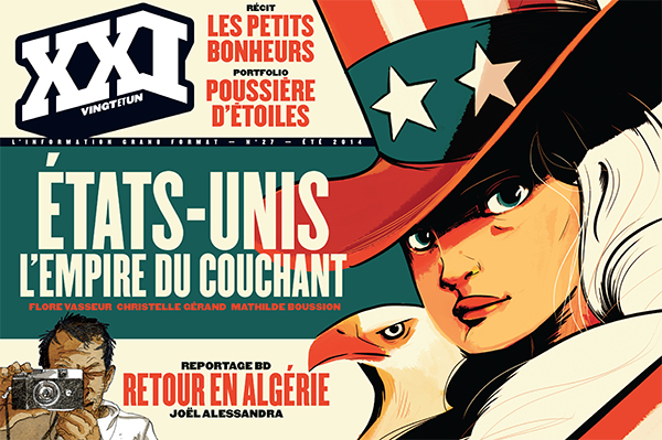 Illustration : couverture du n° 27 de la revue XXI