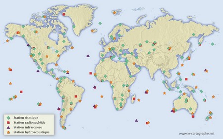 Carte - Le Système de surveillance international (SSI)