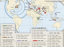 Les attentats d'Al-Qaida de 1993 à 2008