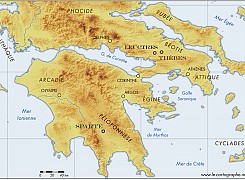 Grèce - La bataille de Leuctres (371 av. J.C.)