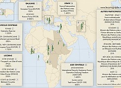 France - Les opérations extérieures (OPEX) de l'armée française en 2008